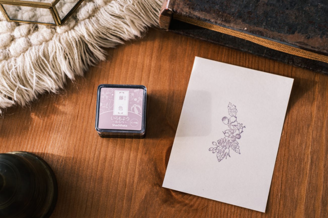 いろもよう わらべ 藤色