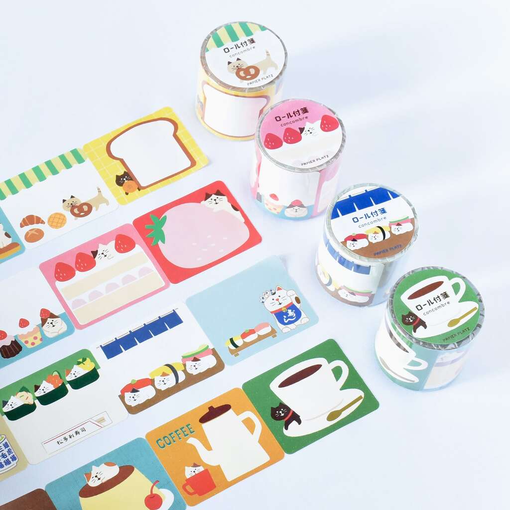 【新商品】コンコンブル ロール付箋