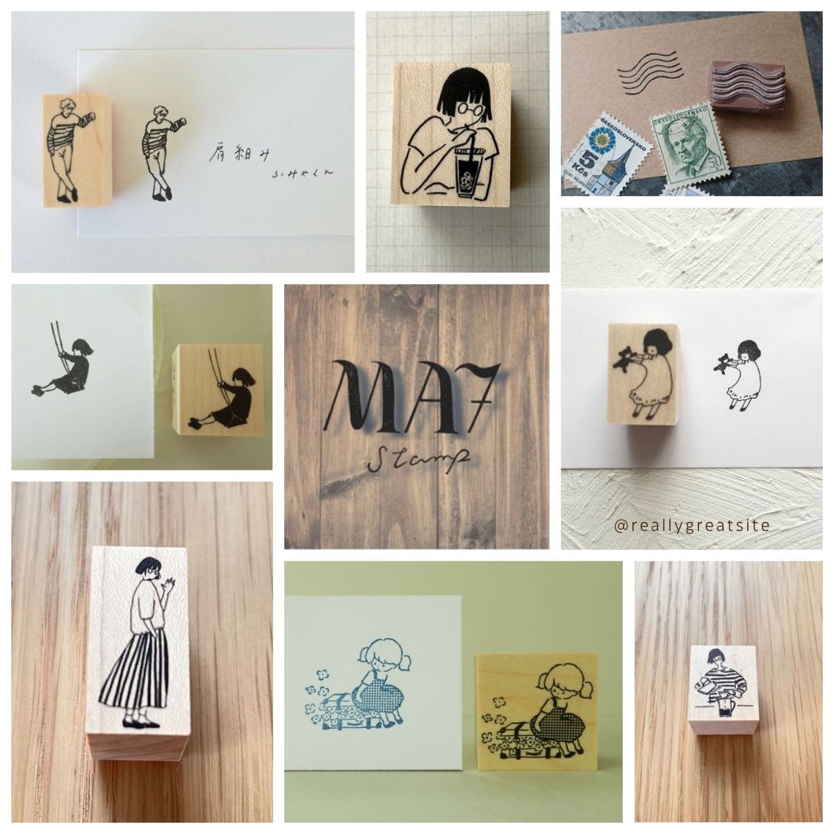 【在庫補充＆新入荷】はんこ作家 MA7stampさん