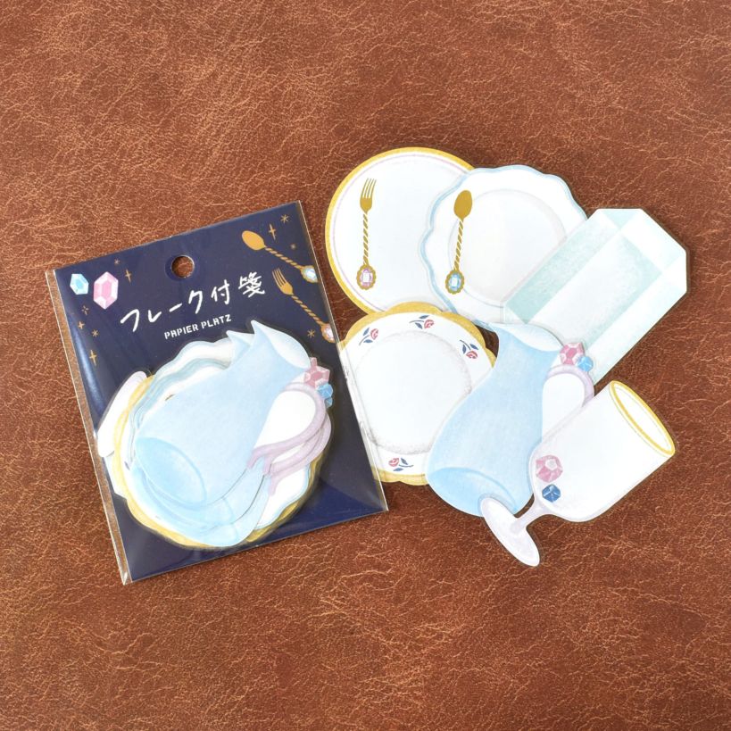 【新商品】ア・ラ・カル堂　フレーク付箋　宝石喫茶店