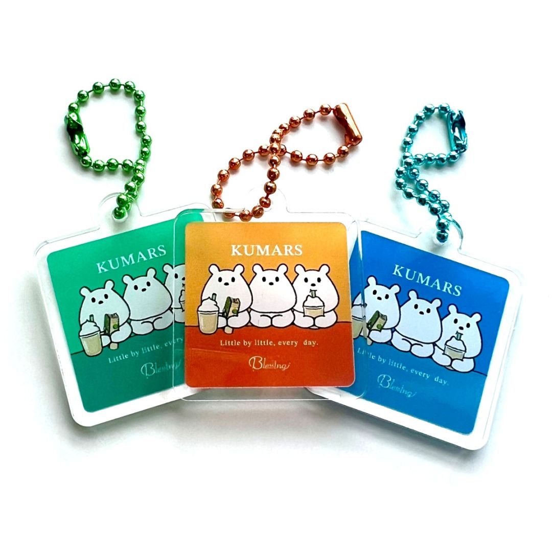 【全色再入荷】KUMARS キーホルダー（全3色）