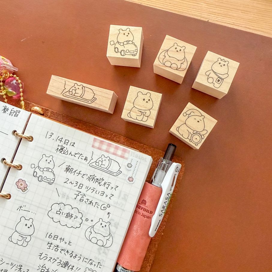 【新商品7/22】新作くまーずはんこ