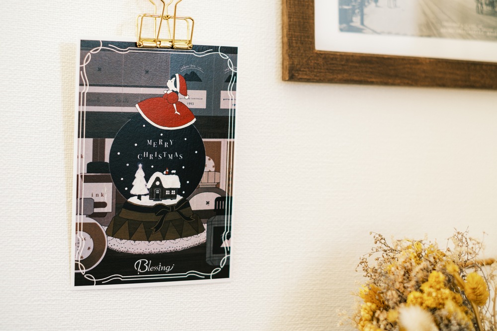 2022年クリスマスカード with ロウ