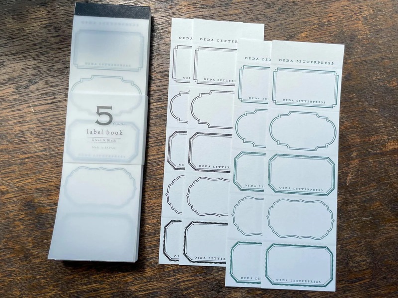 5frame label book