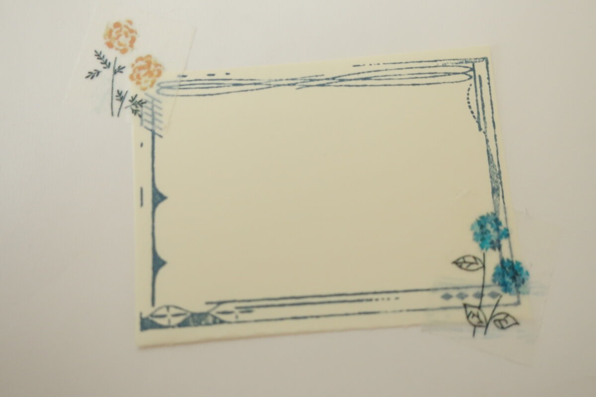 single flower マスキングテープ