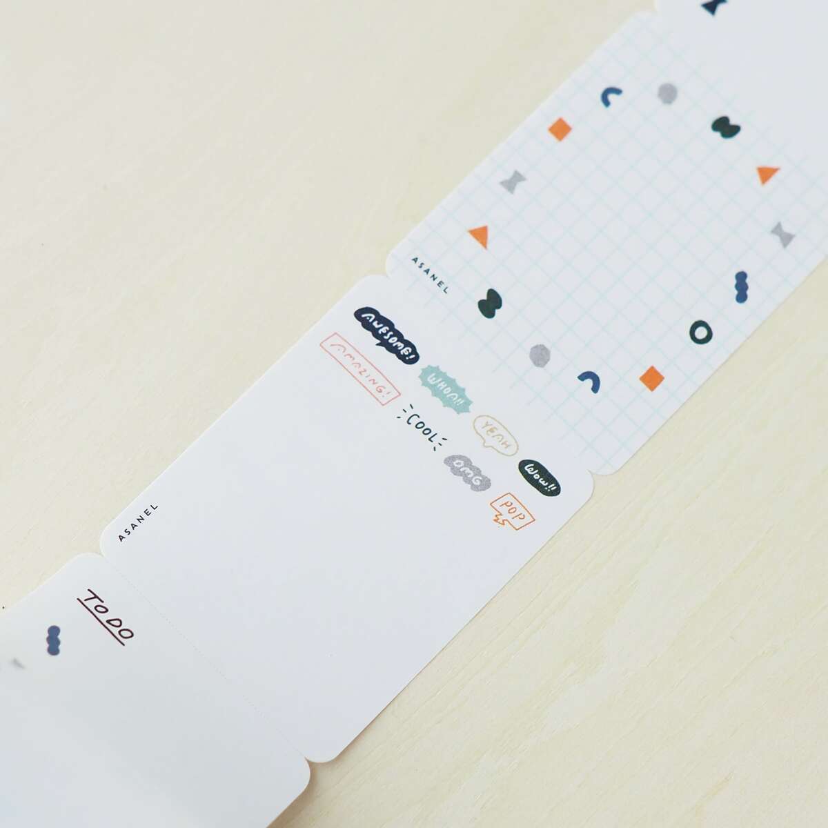 カタチを楽しむロール付箋