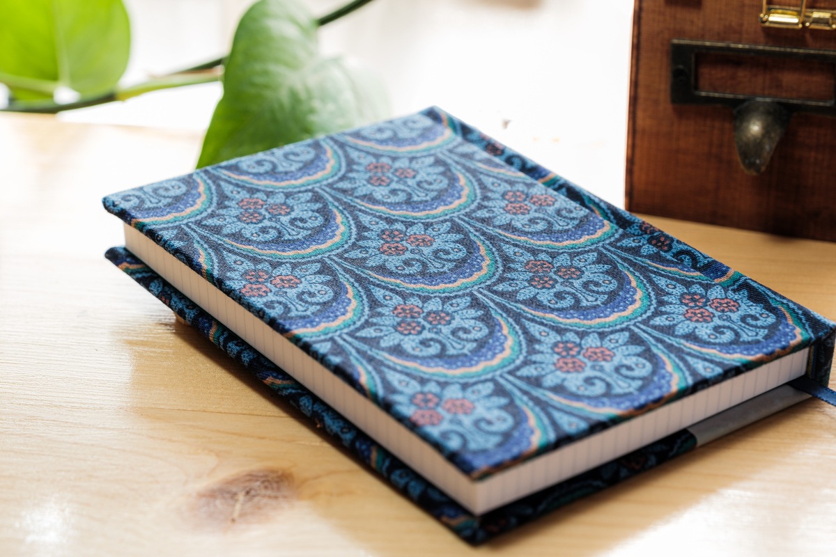 テルコ雑貨店】4mm方眼／チェコ製 ブルーツリー／A6ノート | note