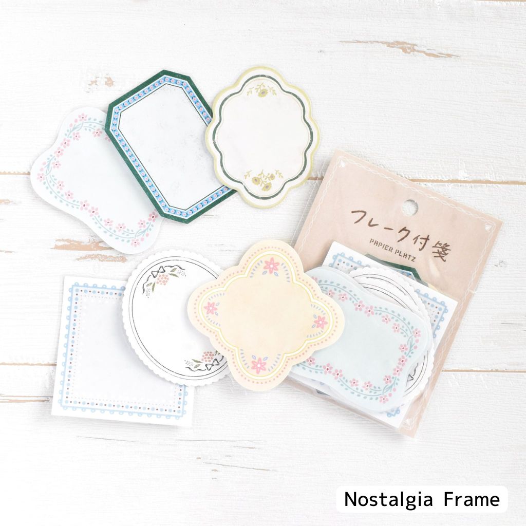 【再入荷】新登場フレーク付箋 ！パピアさん人気商品補充
