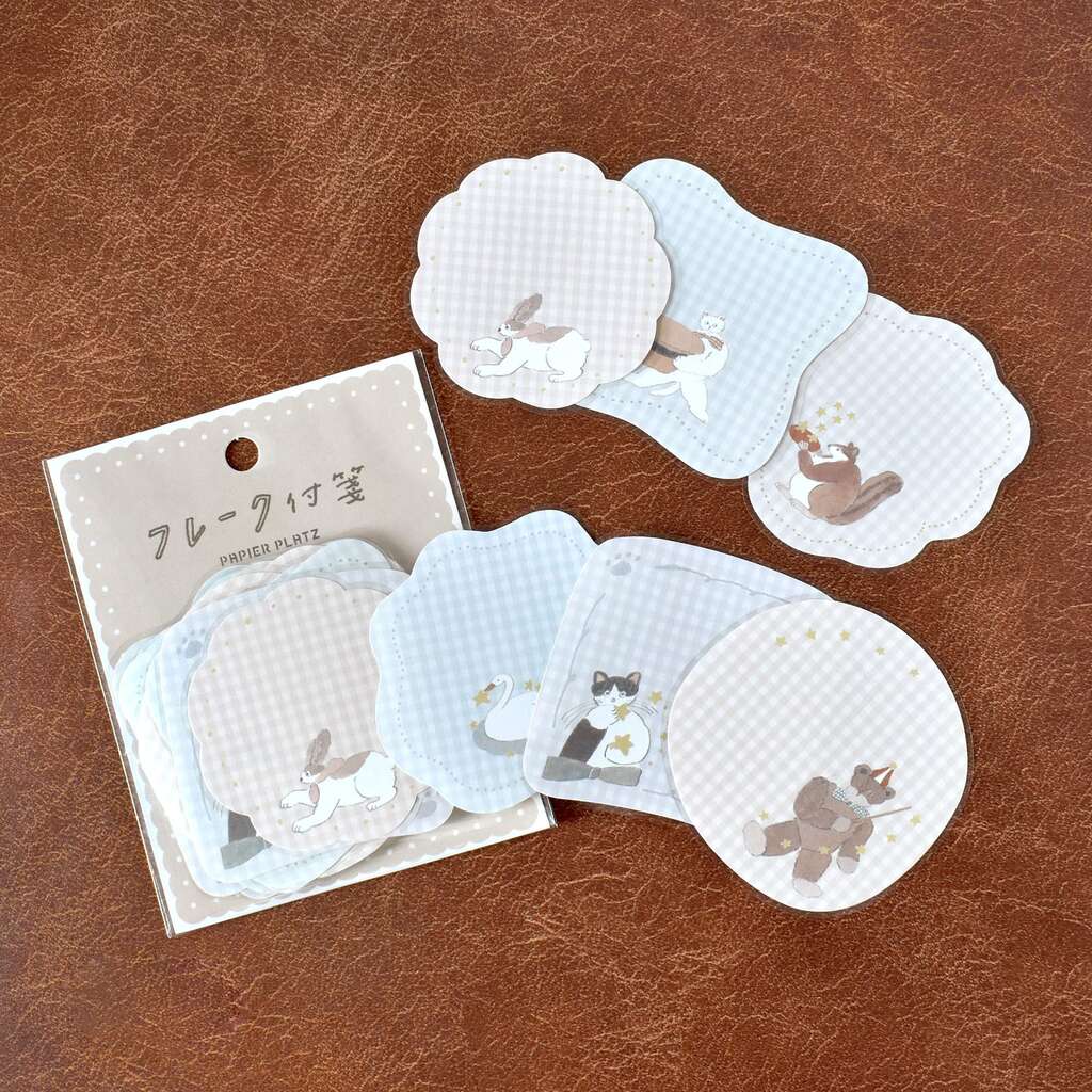 【再入荷】新登場フレーク付箋 ！パピアさん人気商品補充