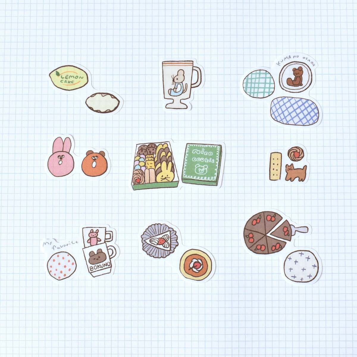 再入荷】Nico-Recipe フレークシール | flake seal | Blessing