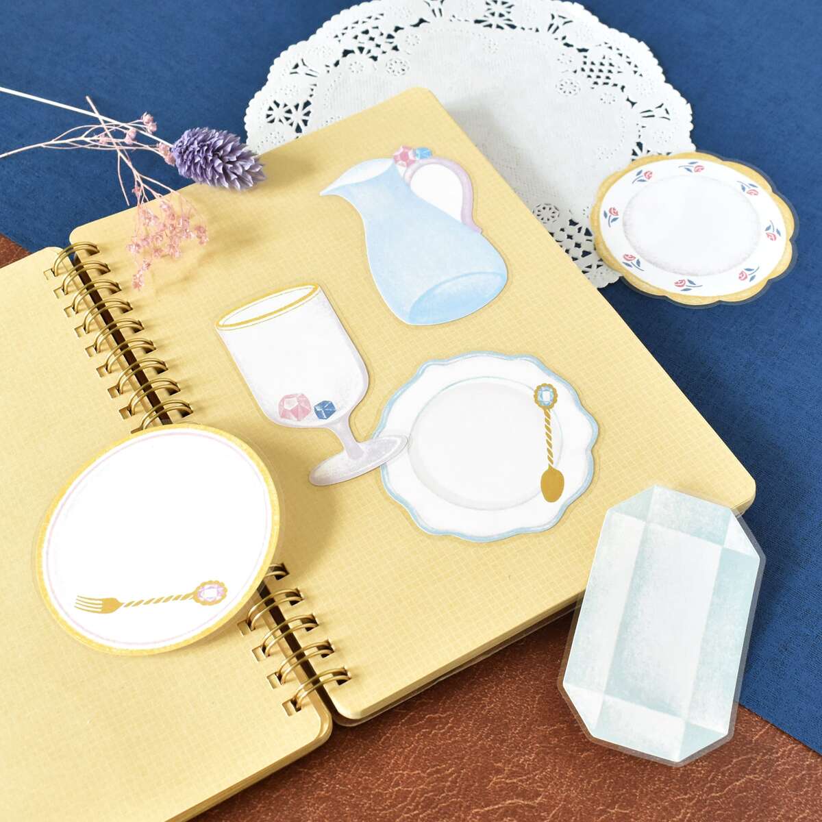 【新商品】ア・ラ・カル堂　フレーク付箋　宝石喫茶店