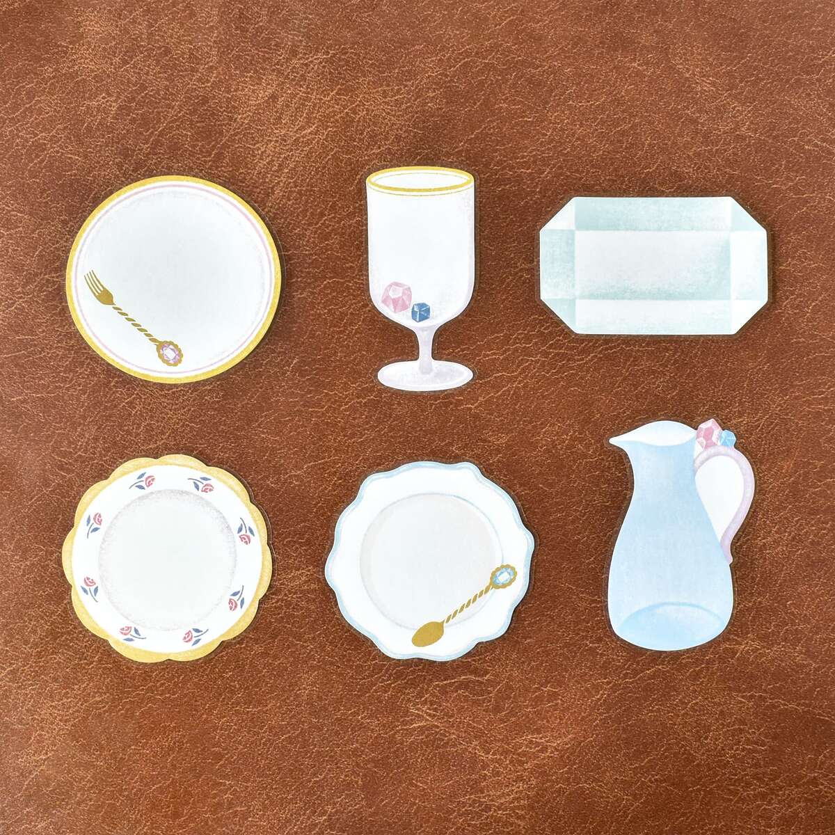 【新商品】ア・ラ・カル堂　フレーク付箋　宝石喫茶店