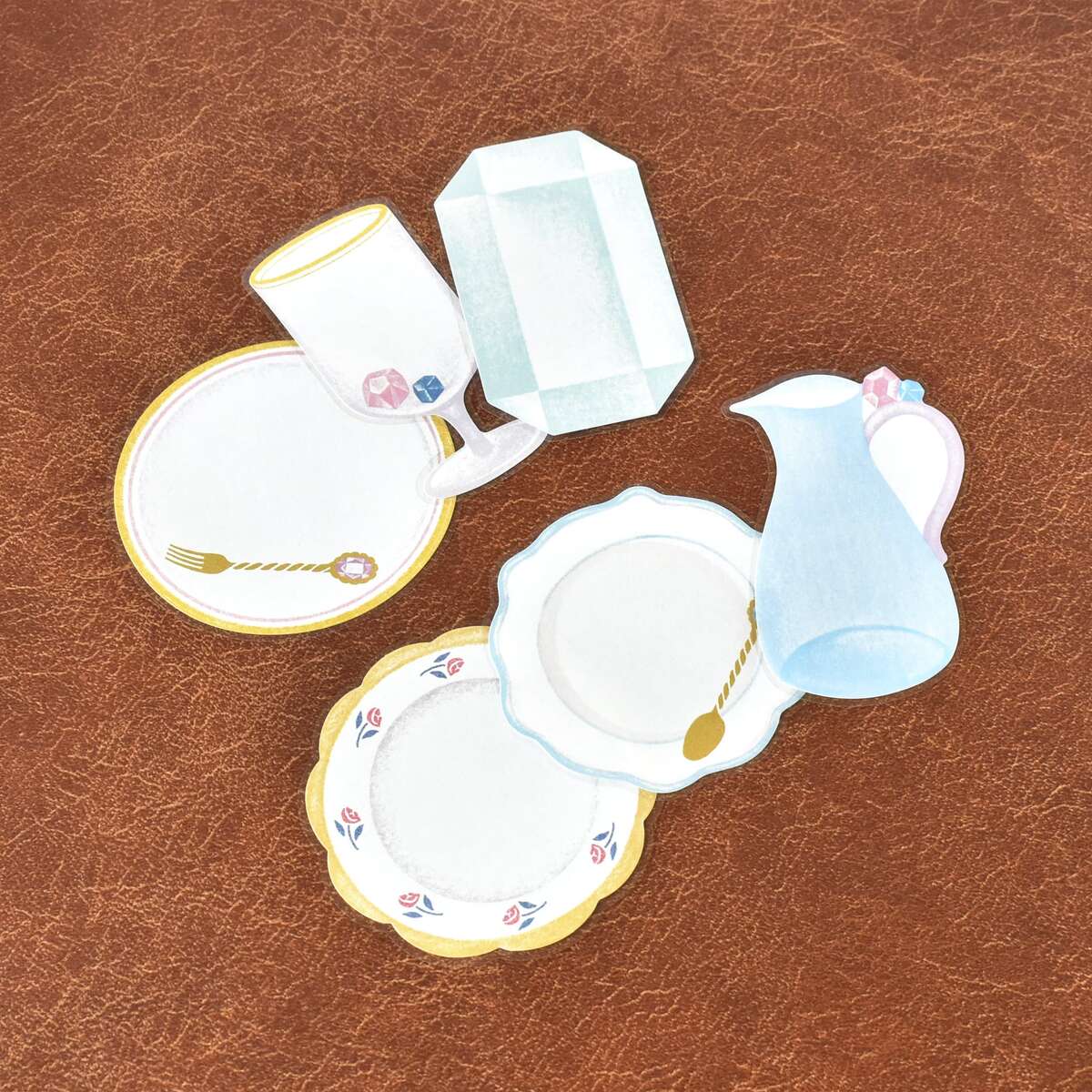 【新商品】ア・ラ・カル堂　フレーク付箋　宝石喫茶店