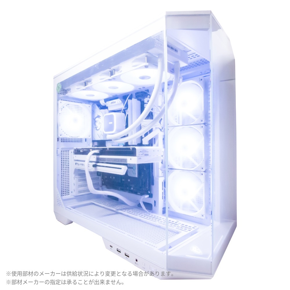 【GAMEMAN CIEL】ゲーミングデスクトップPC【Core Ultra7 265KF/RTX 5070Ti搭載】ホワイト
