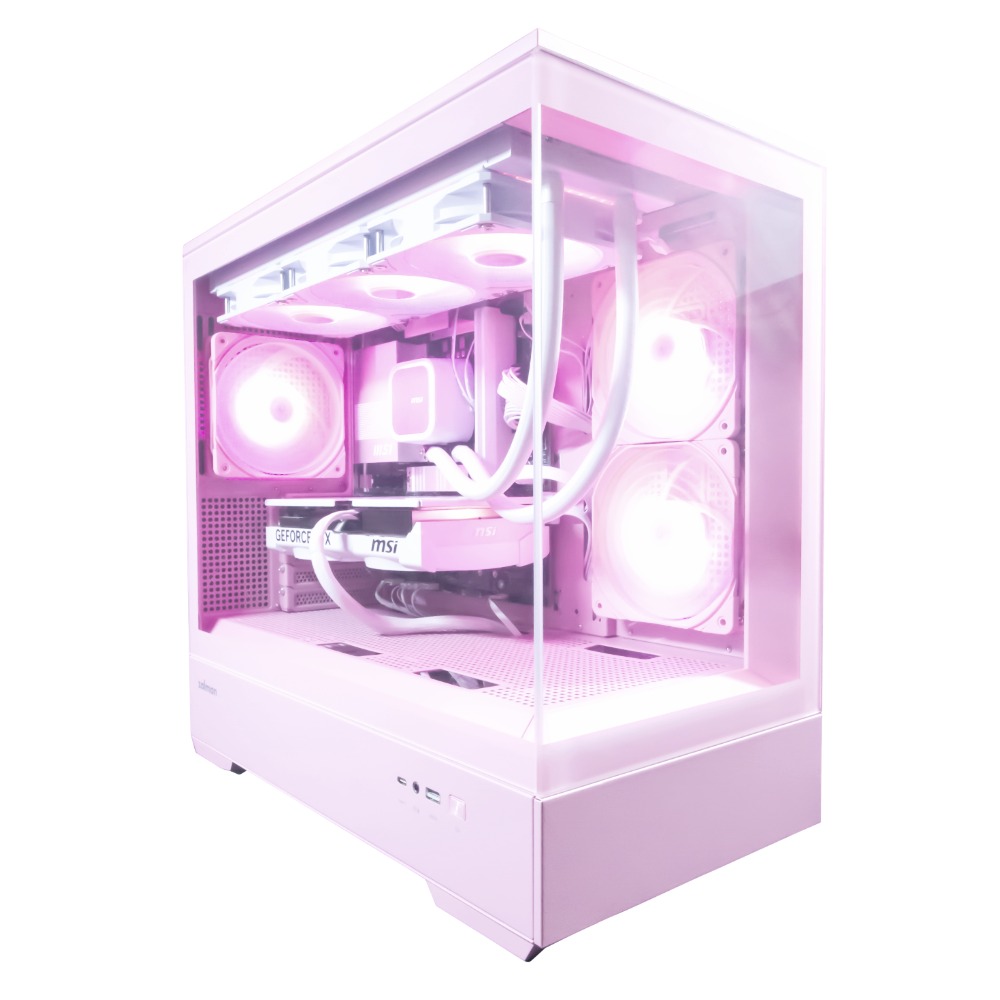 【すぐに使える!GAMEMAN CIEL MINI】ゲーミングデスクトップPC【Core Ultra7 265KF/RTX 5060Ti 8GB搭載】ピンク