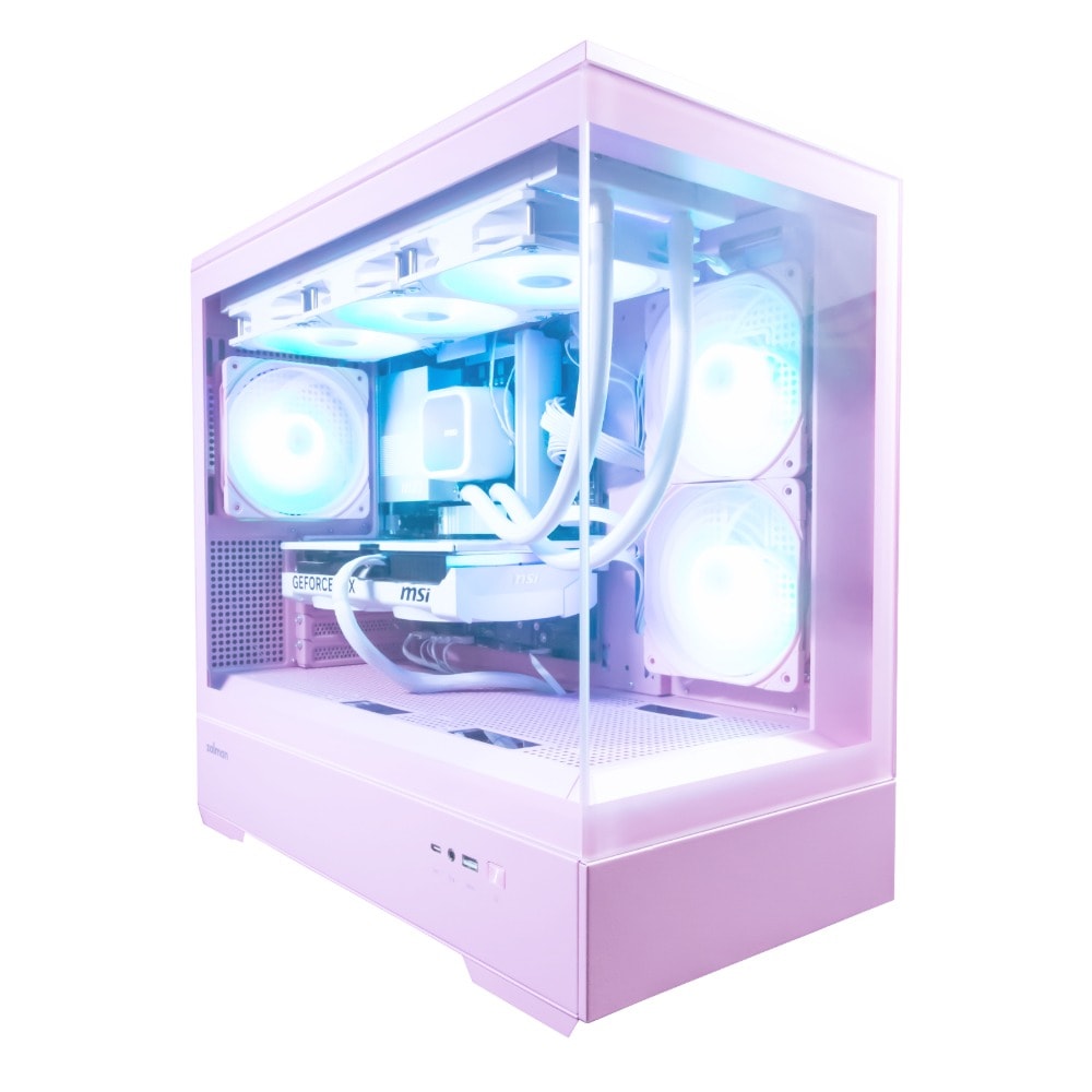 【すぐに使える!GAMEMAN CIEL MINI】ゲーミングデスクトップPC【Core Ultra7 265KF/RTX 5060Ti 8GB搭載】ピンク