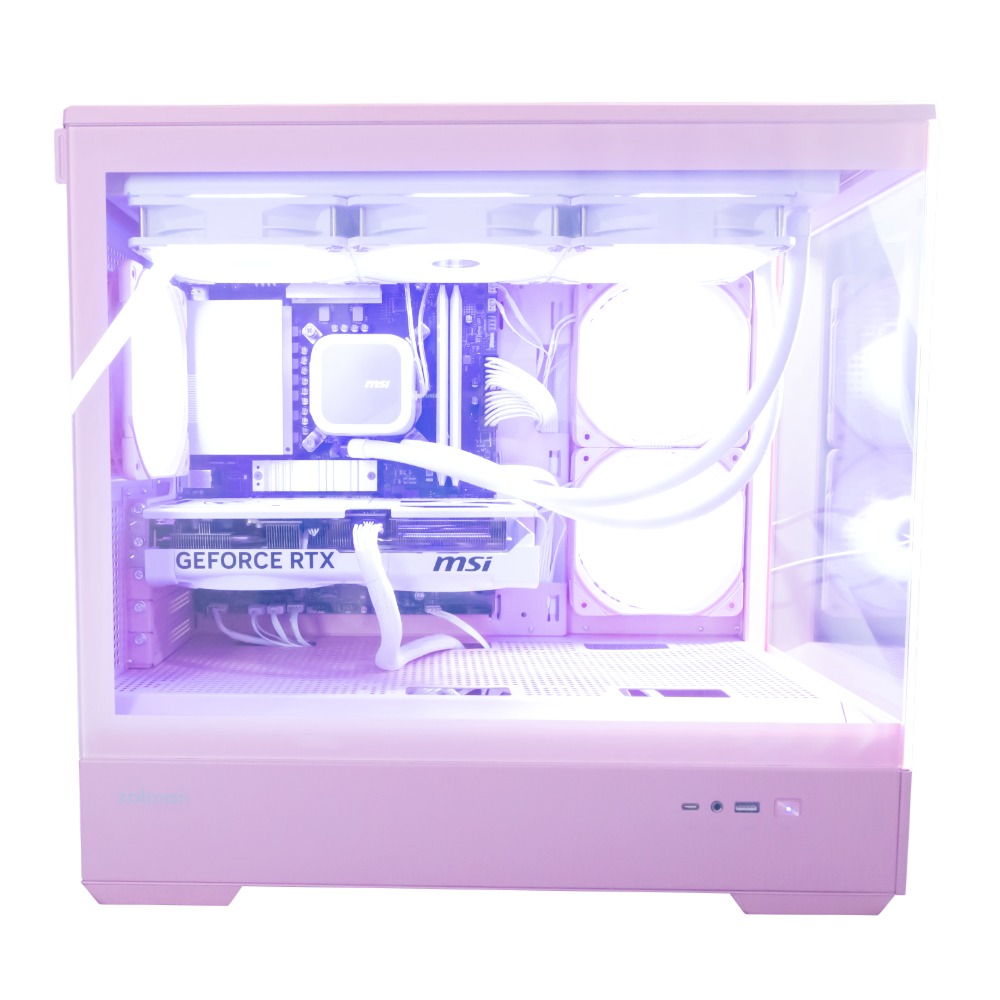 【すぐに使える!GAMEMAN CIEL MINI】ゲーミングデスクトップPC【Core Ultra7 265KF/RTX 5060Ti 8GB搭載】ピンク