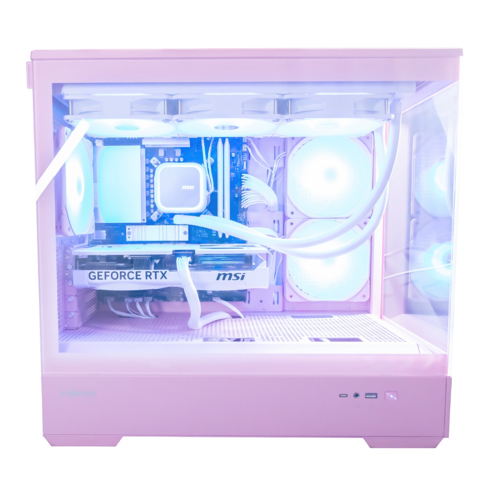 【すぐに使える!GAMEMAN CIEL MINI】ゲーミングデスクトップPC【Core Ultra7 265KF/RTX 5060Ti 8GB搭載】ピンク