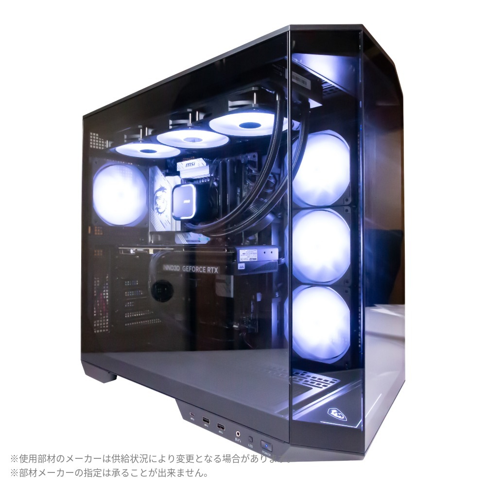 【GAMEMAN CIEL】ゲーミングデスクトップPC【Core Ultra7 270K Plus/RTX 5070Ti搭載】ブラック