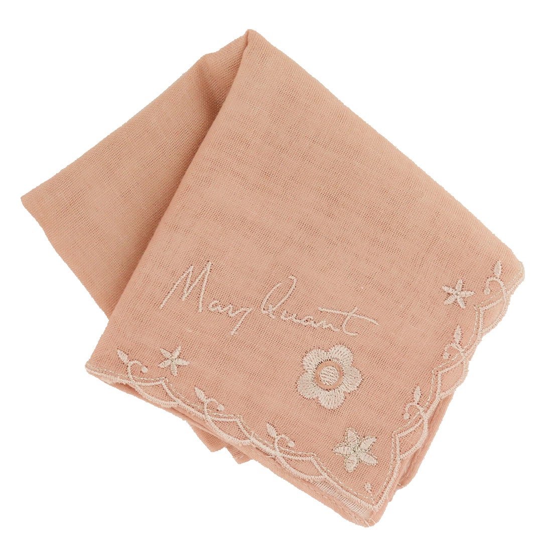 マリークワント ガーゼハンカチ 0003 ベージュ 【MARY QUANT マリー