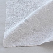 レア】スワトウ刺繍レースハンカチパンダ柄汕頭手刺繍最高級手刺繍品