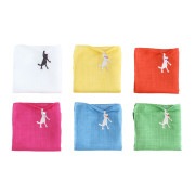 HIKKOMI ハンカチ　ねこ　ビビットカラー　(6色展開)　【CLASSICS the Small Luxury(クラシクス・ザ・スモールラグジュアリ)】