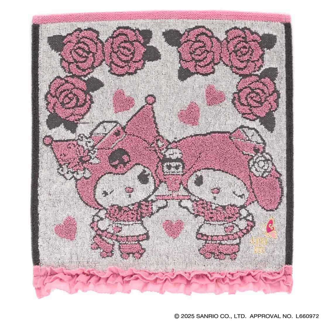 ANNASUI クロミハンカチ アナ スイ「マイメロとクロミ」アメリカンダイナーモチーフの