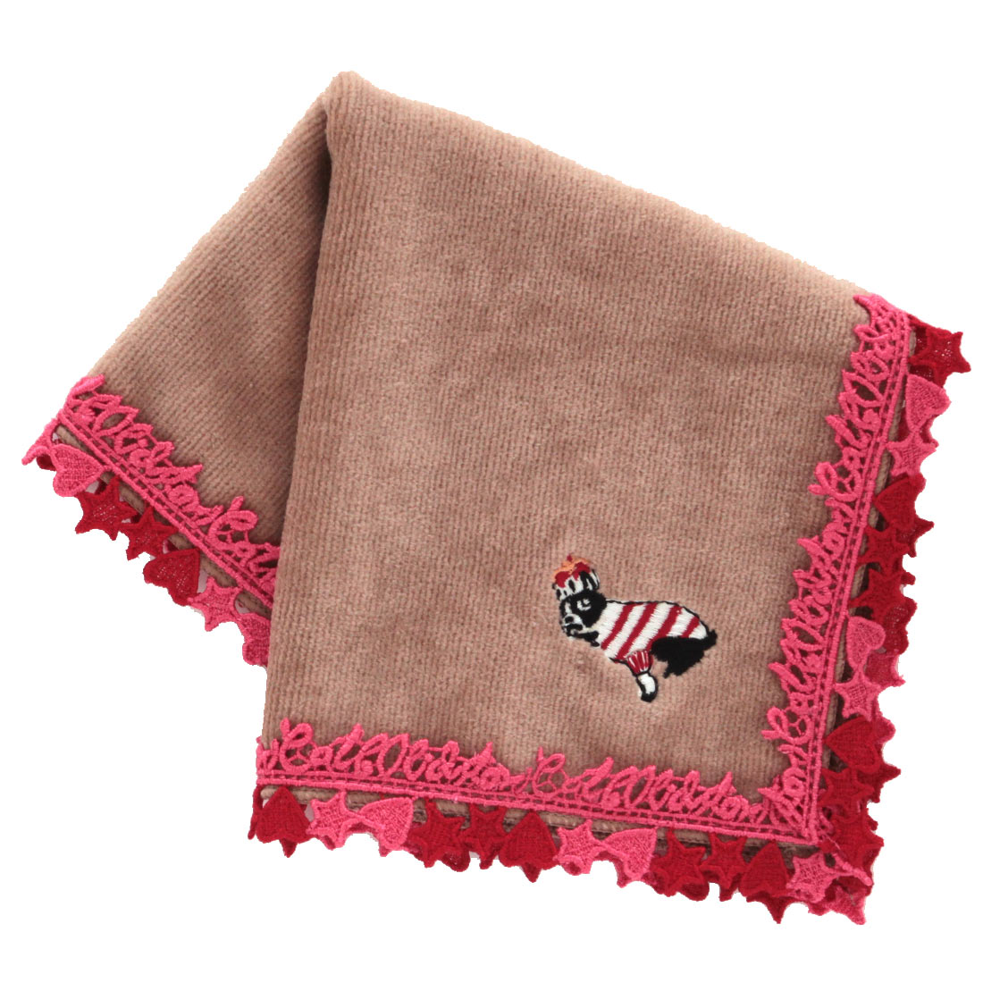 キャス キッドソン 大判 表ガーゼ・裏タオルハンカチ（28cm）ICON