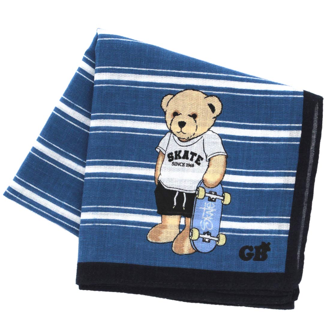 グレート・ブリティッシュ・テディベア メンズ ハンカチ テディベア