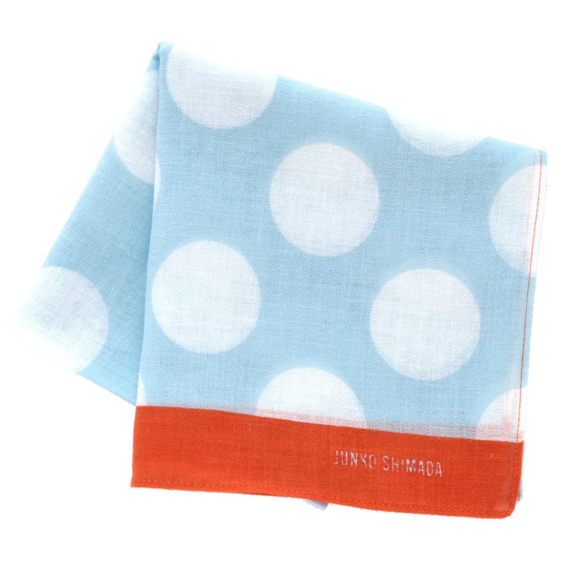 ジュンコシマダ ニットレースハンカチ さくらんぼ ブルー | すべての