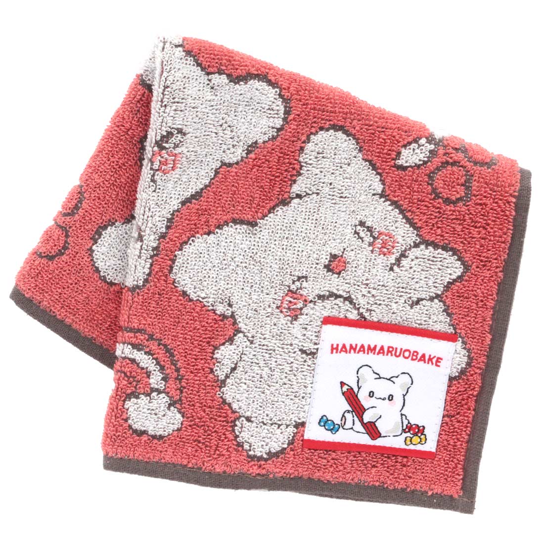 ポチャッコ タオルハンカチ ギンガムチェック グリーン | キッズ