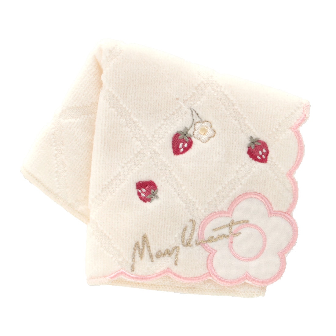 マリー Triacetate Georgette Embroidered Cuffs I-Line Dress - navy - Mame