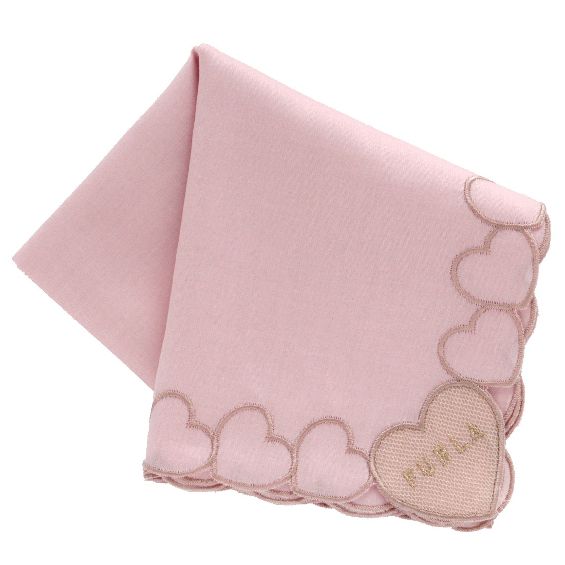 フルラ 4重ガーゼ ハンカチ チェック ピンク | ブランド,フルラ