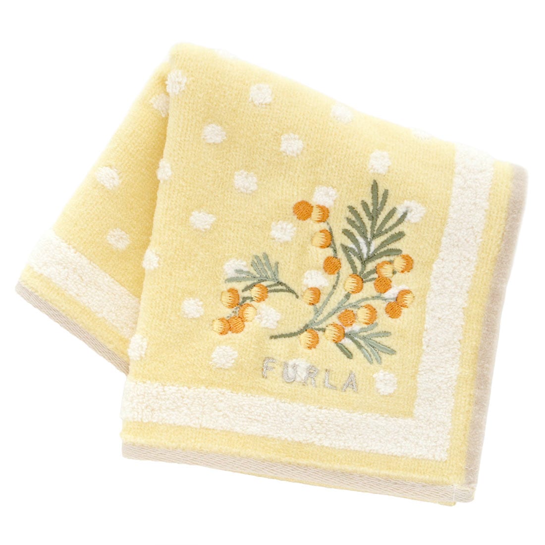 フルラ 大判 タオルハンカチ（約28cm） 0203 ホワイト | すべての商品