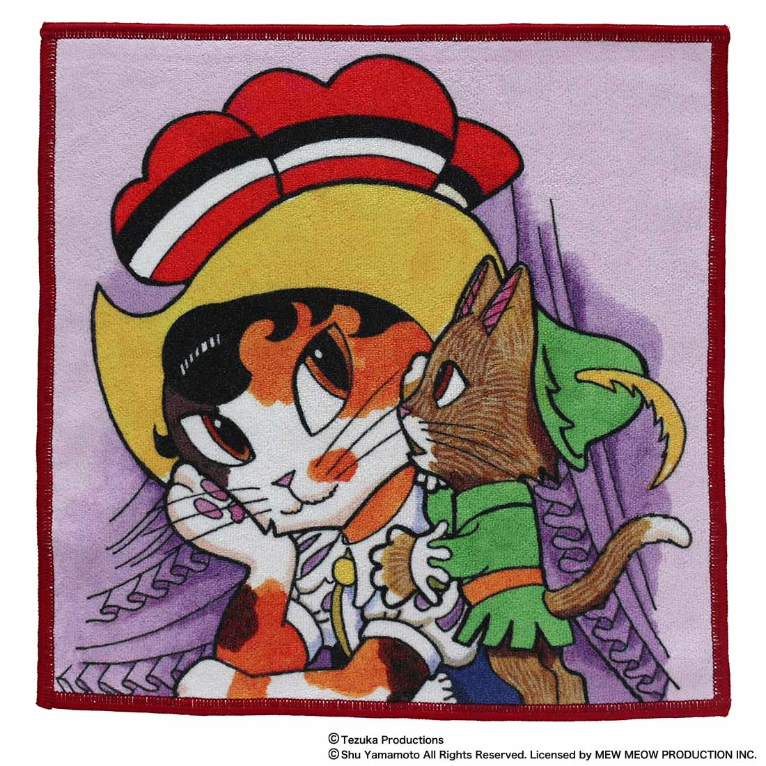 送料無料】キャットアート ゴブラン織 トートバッグ 「牛乳を注ぐメス