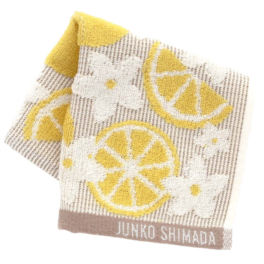 専用❤みかん❤もっちりニット×６重ガーゼ⭐超大判ハンドタオル❤キラキラ☆イエロー ジュンコシマダ タオルハンカチ レモン ネイビー 【JUNKO SHIMADA