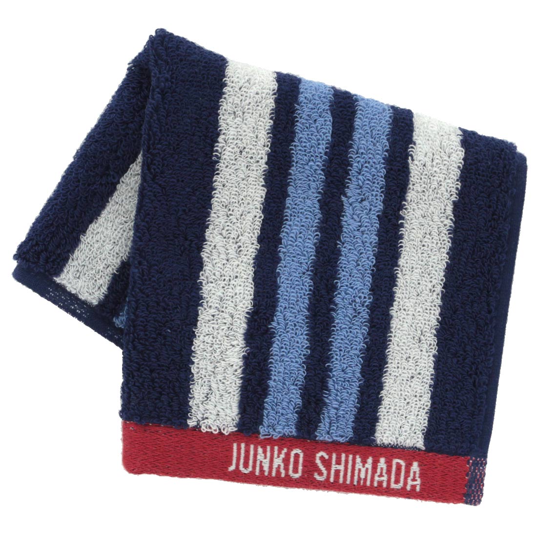 ジュンコシマダ タオルハンカチ ストライプ アイボリー 【JUNKO