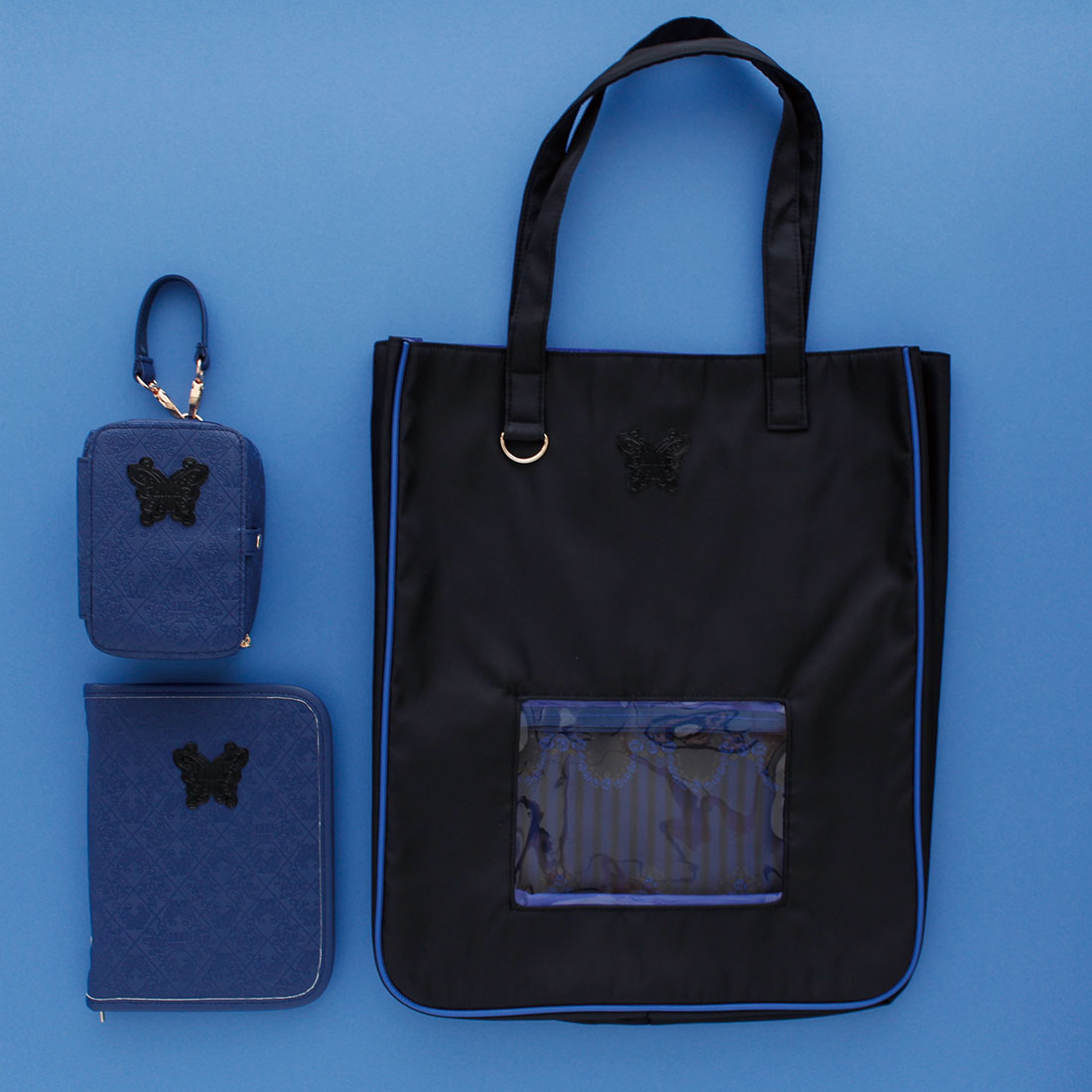 アナ スイ 推し活 マルチケース ブルー 【アナスイ ANNA SUI