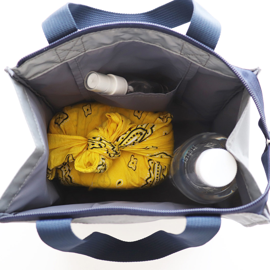 タハティ ランチトートバッグ 0001 シルバー 洗える リフレクター