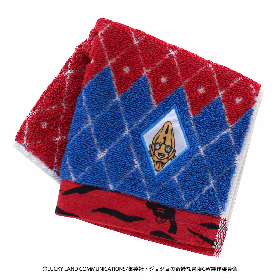 ジョジョの奇妙な冒険 黄金の風】 タオルハンカチ グイード・ミスタ
