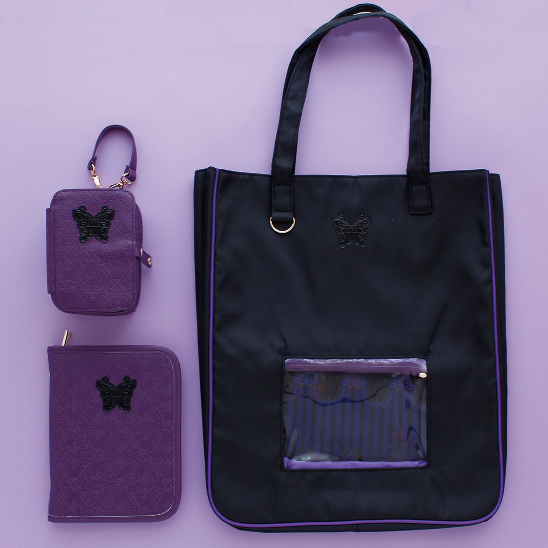 新品　アナスイ　エレノア　マルチケース　パープル ANNA SUI（アナスイ） エレノア マルチケース （パープル）