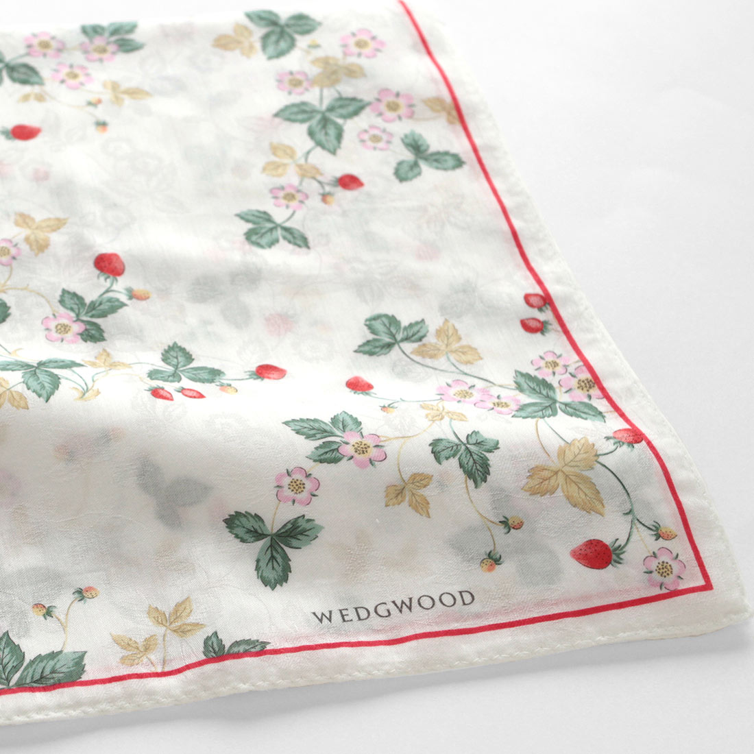 ウェッジウッド 大判 プリントハンカチ（58cm）ジャガード ワイルド