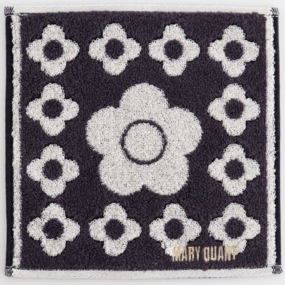 マリークワント ミニ タオルハンカチ（約20cm） 0011 ブラック 【MARY