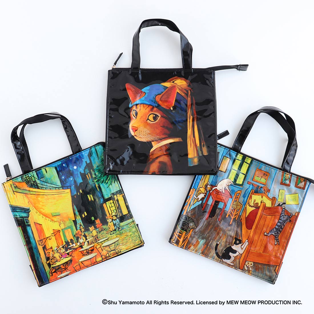 キャンバス油絵　 momomama様2枚セット　叫び、＆　黒猫フラワーガーデン キャンバス油絵 momomama様2枚セット 叫び、＆ 黒猫フラワー