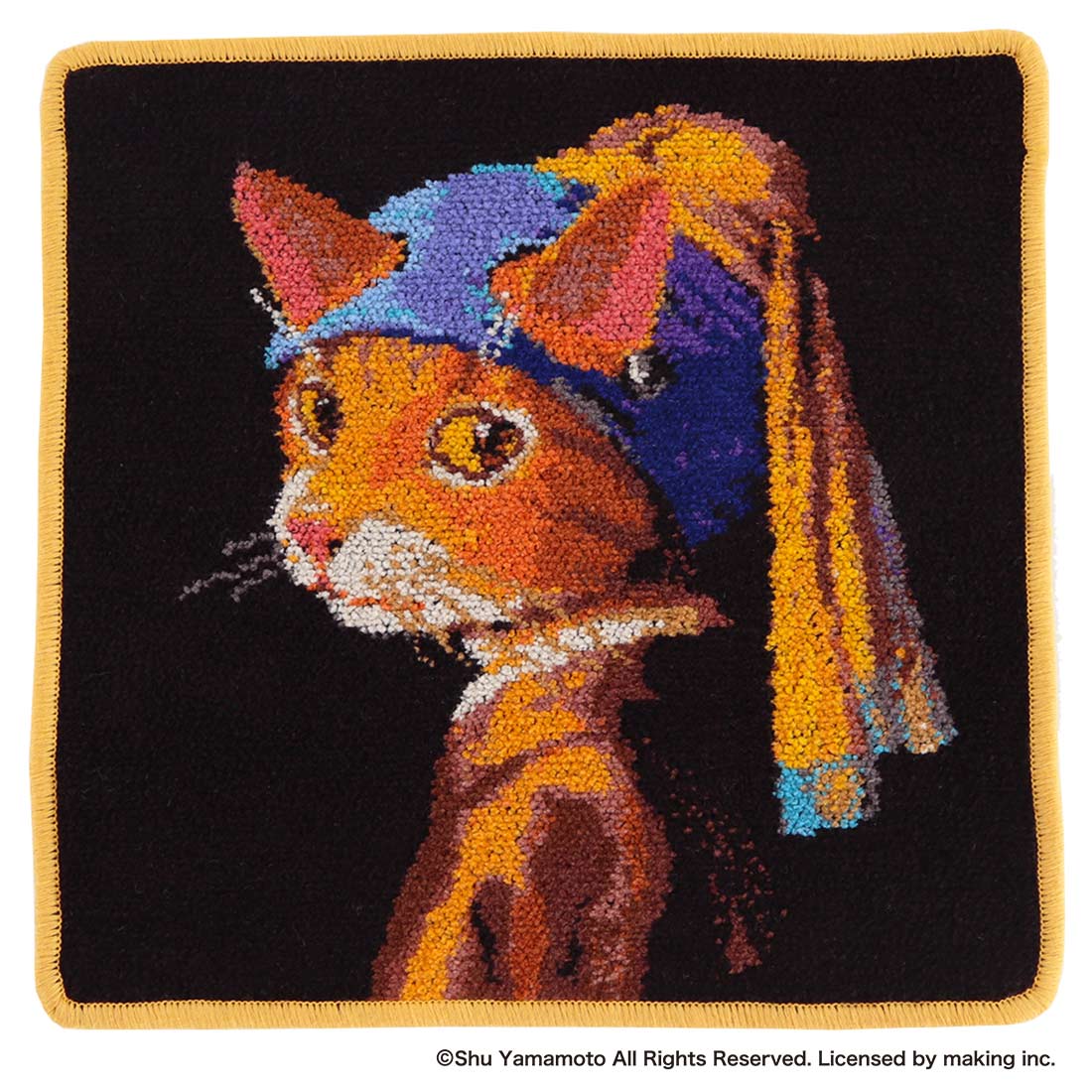 絵画 猫 アクリル画 アンティーク 猫のイラスト 猫の絵 ミニ画 cat art 猫の絵 アクリル画no.53 ハチワレ猫 ミニ絵画 - メルカリ