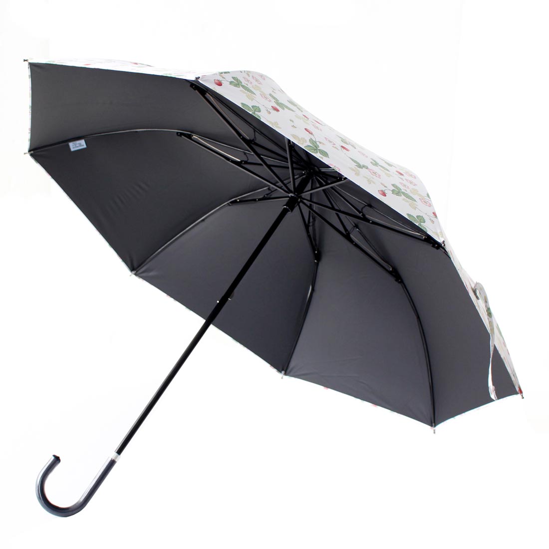 新品 ウェッジウッド 折畳傘　 ワイルドストロベリー　晴雨兼用 ウェッジウッドの晴雨兼用日傘が新登場！ワイルドストロベリー柄