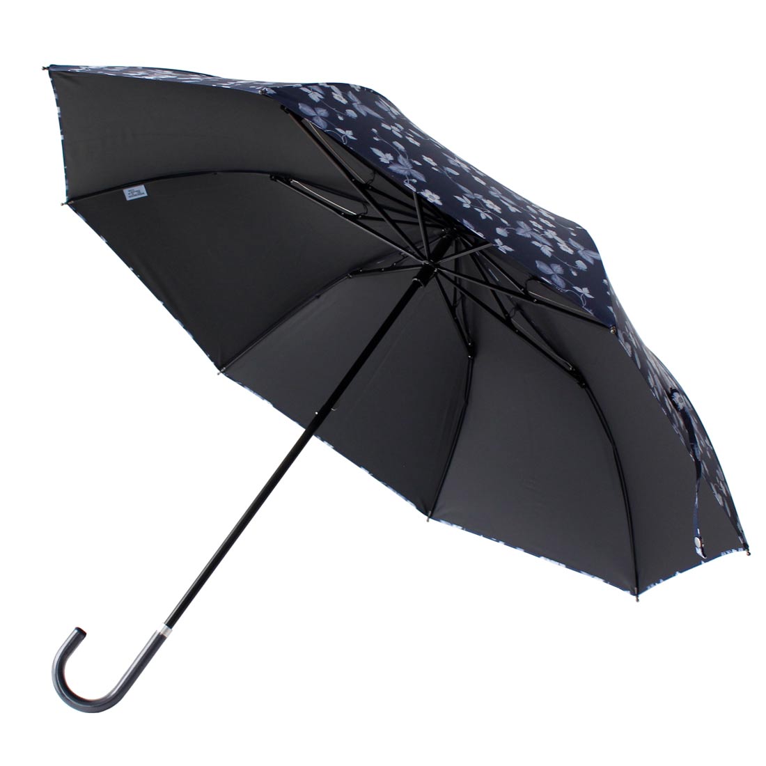 ウェッジウッド晴雨兼用折りたたみ日傘収納バッグ付ネイビー ウェッジウッド 楽折り 晴雨兼用折りたたみ日傘 収納バッグ付