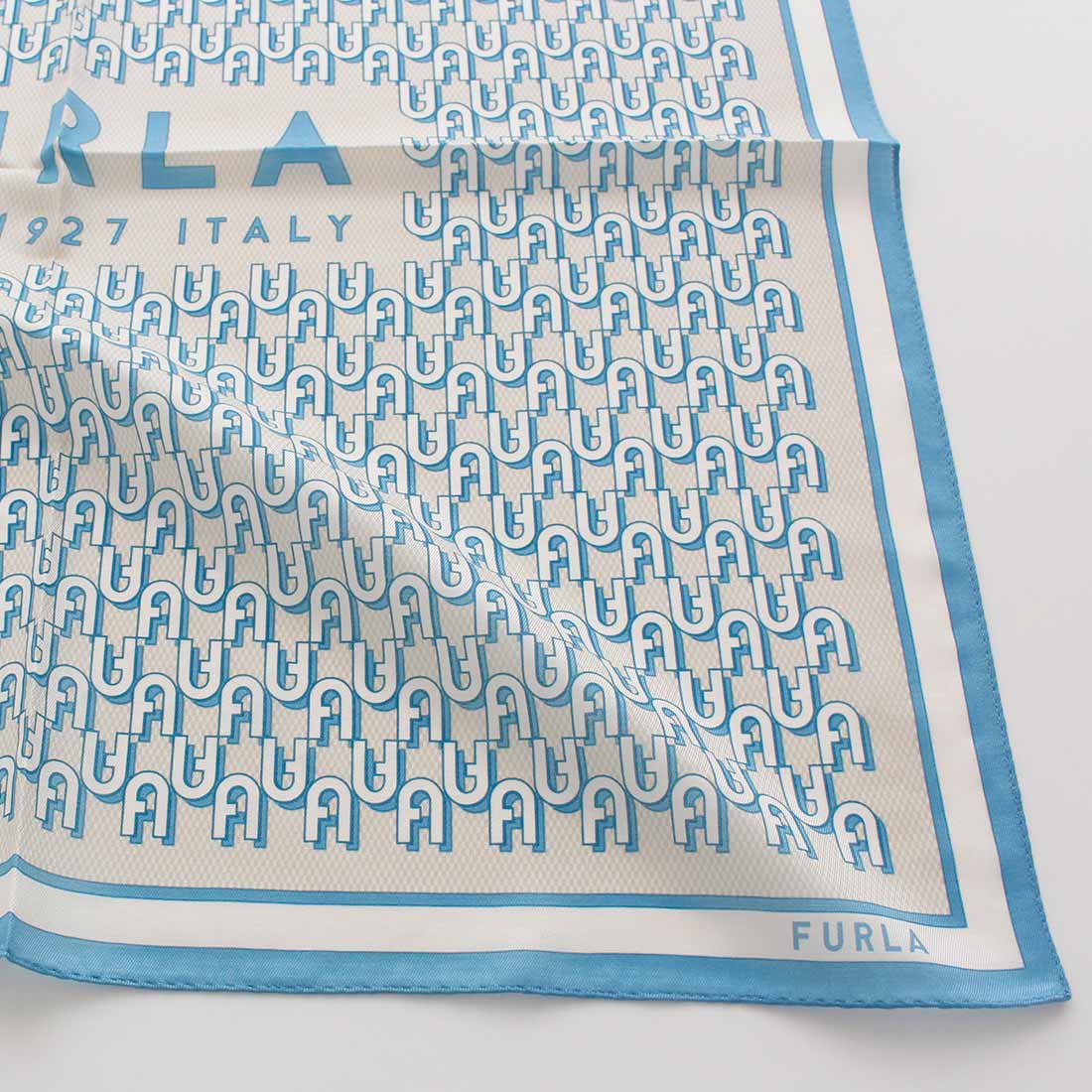 【Berluti】シルクスカーフ ブルー ハンカチーフ カリグラフィ 新品・未使用 Berluti スクリット柄 シルク スカーフ ブルー｜Yahoo