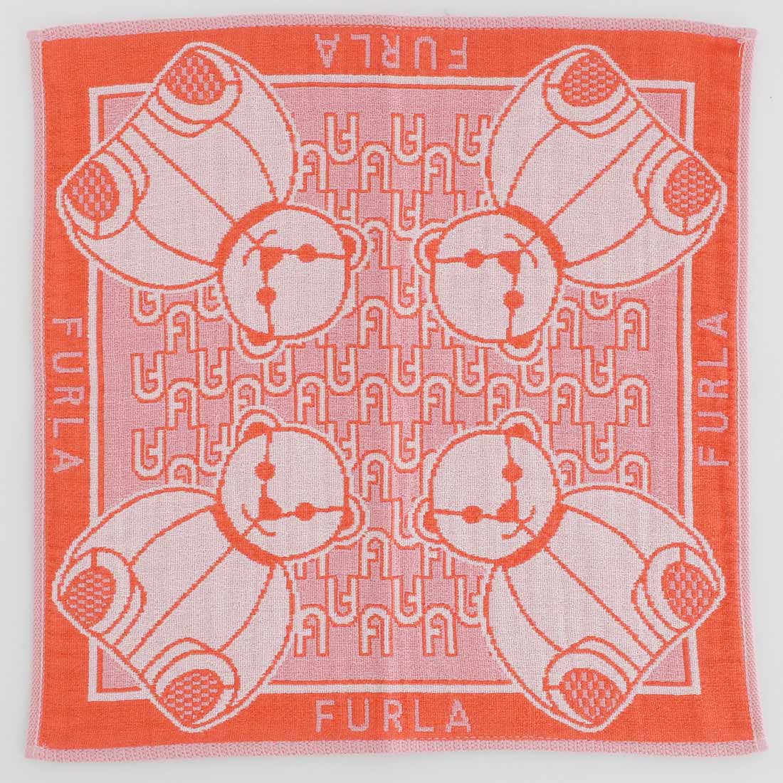 フルラ 大判 三重ガーゼ ハンカチ 0003 ピンク 【FURLA】 | ブランド