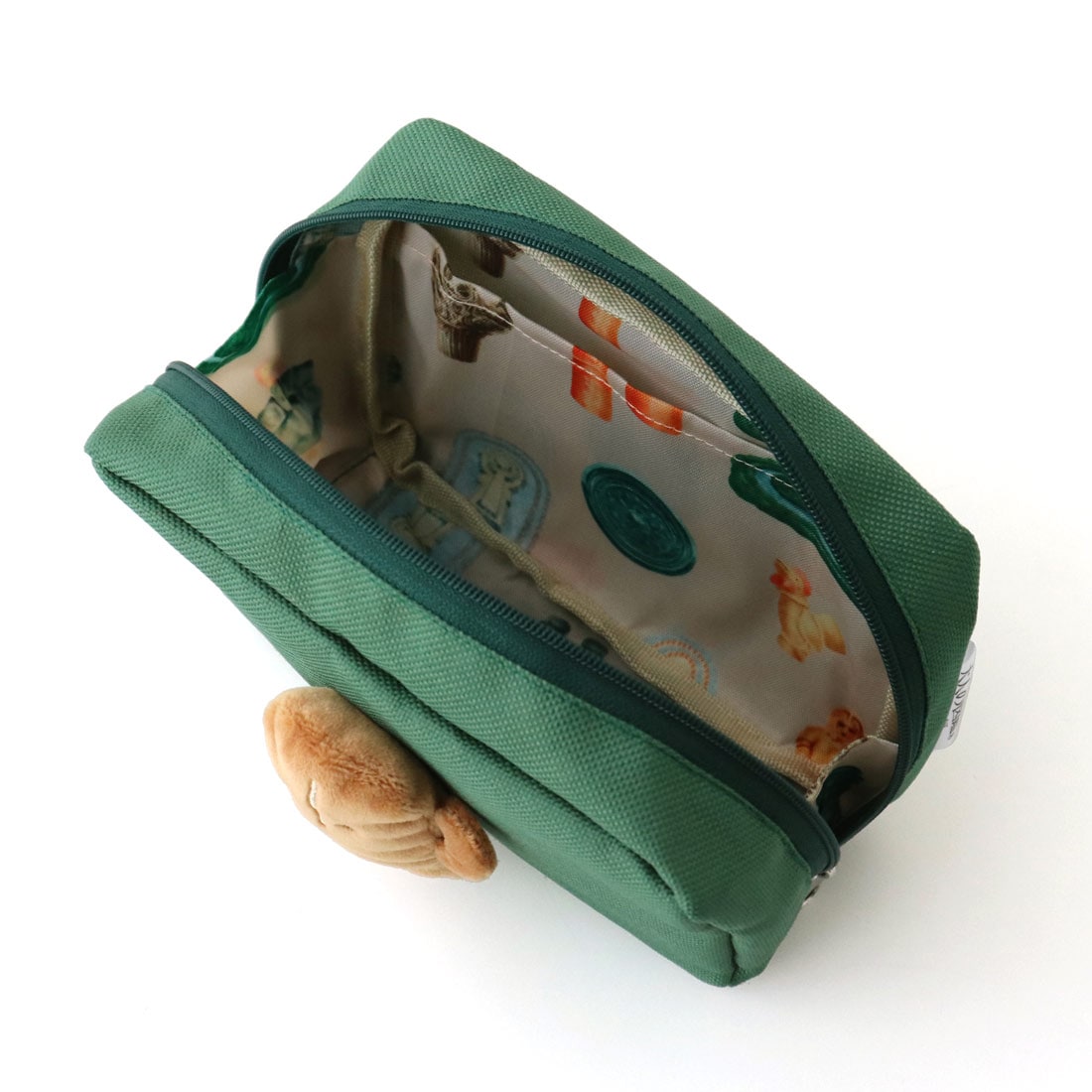 大人の図鑑 ポーチ 踊る埴輪 グリーン | 特別コレクション,大人の図鑑